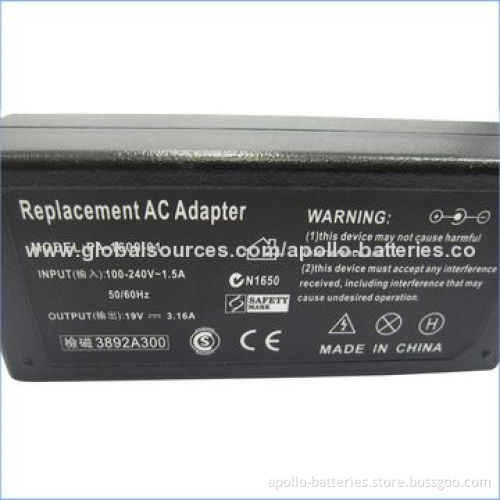 Laptop AC adapter for Acer, 19V 3.42A, 5.5*2.1